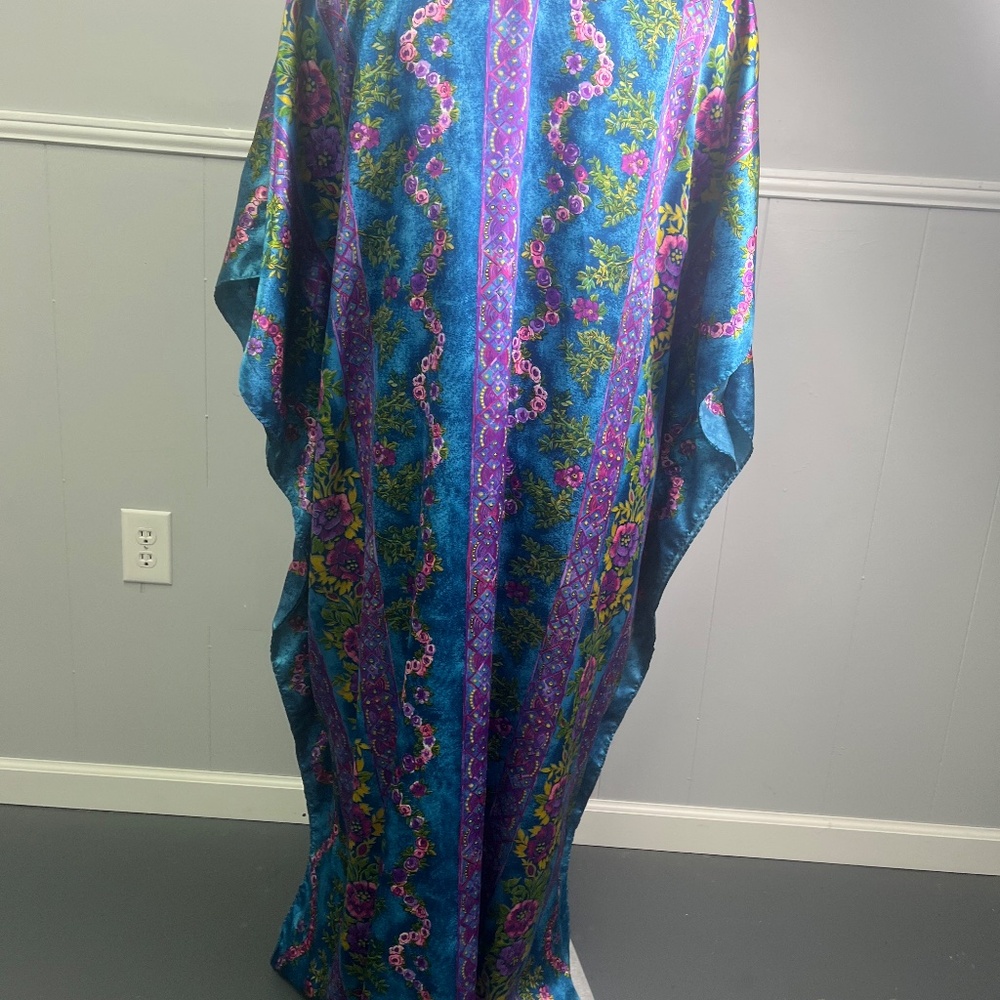 Winlar Vintage Caftan One Size Colorful - Picture 11 of 14